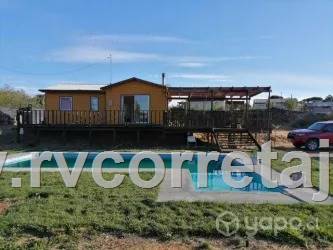 Quillón vendo parcela con cabaña y piscina. $95.000.000